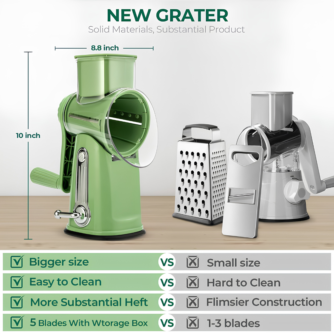 Camune™ Rotary Cheese Grater with Handle