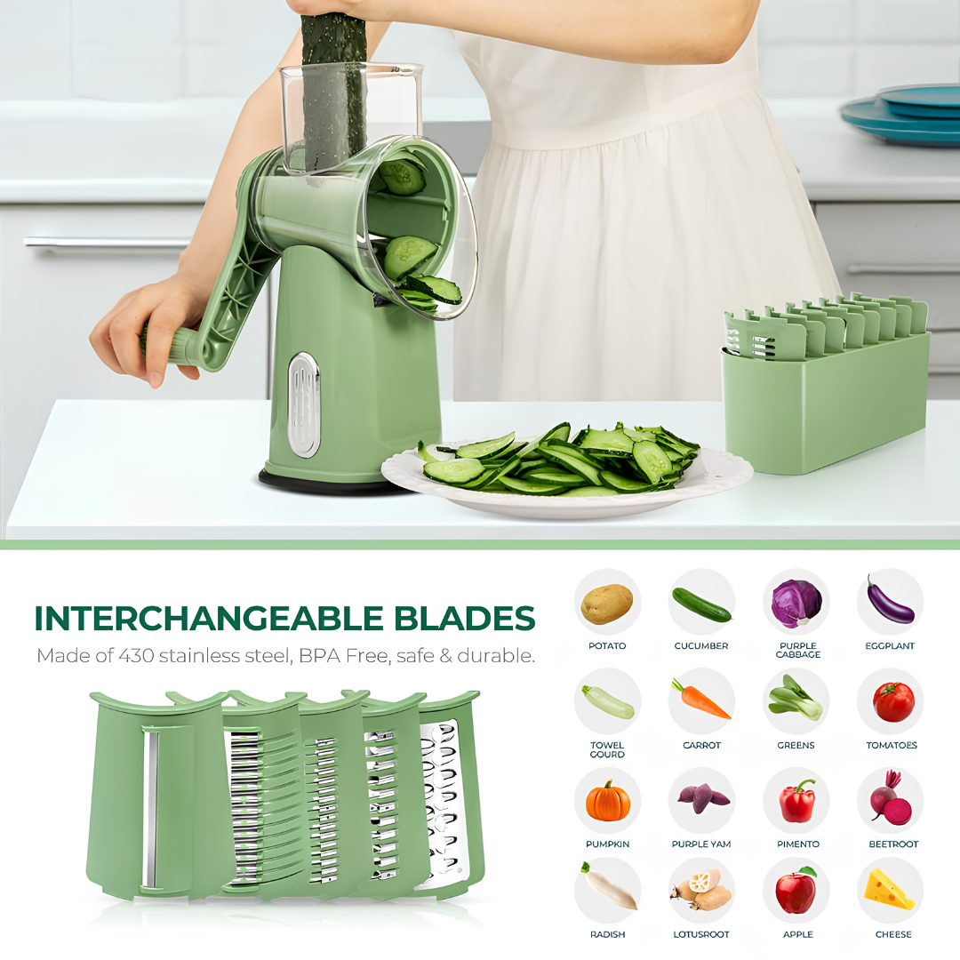Camune™ Rotary Cheese Grater with Handle