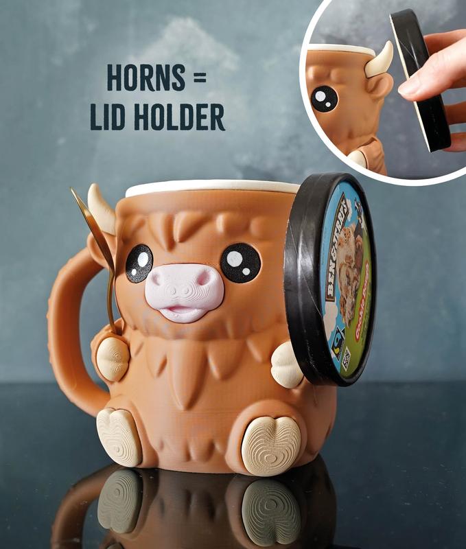 Camune™ Cow Ice Cream Pint Holder
