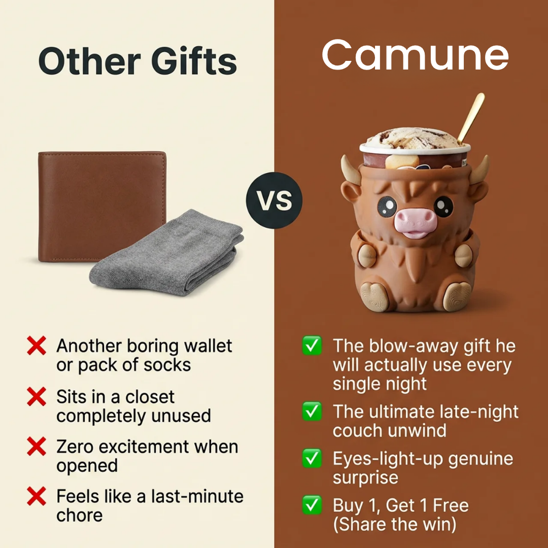 Camune™ Cow Ice Cream Pint Holder